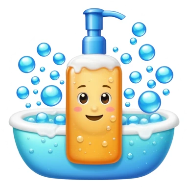 Soap and shampoo sticker