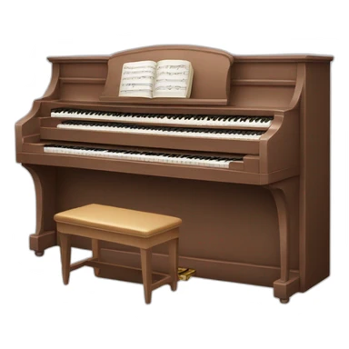 organ piano sticker