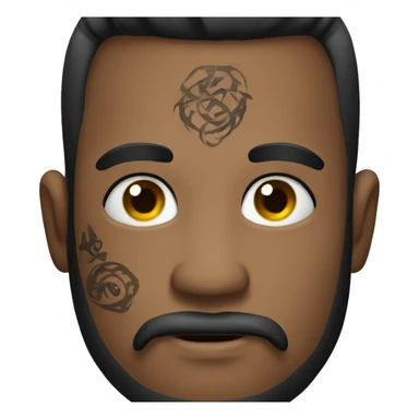 A man whit tattoo  sticker