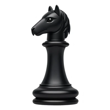 black chess piece, rook piece sticker