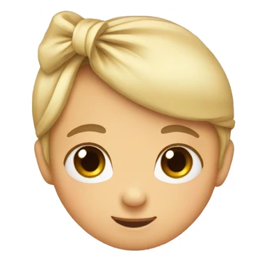 cute bow emoji sticker