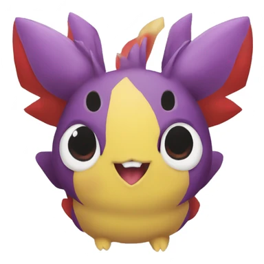 Cramorant pokemon with a arrokuda in its mouth sticker