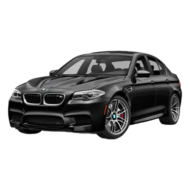 black bmw m5 f10 sticker