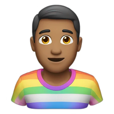 Gay man looking gay with a gay pose sticker