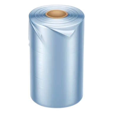 plastic wrap roll sticker