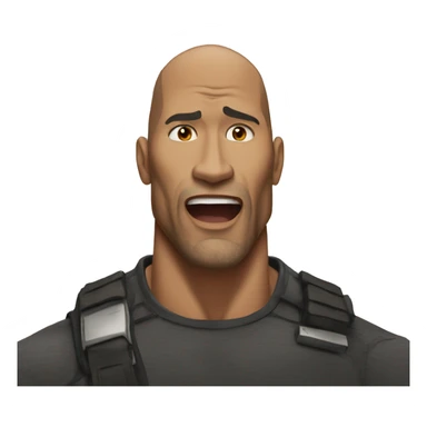 The-Rock-choked sticker