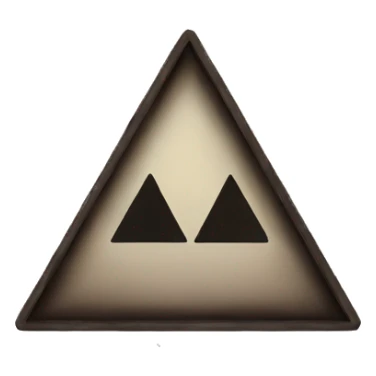triangle with i for information in it sticker