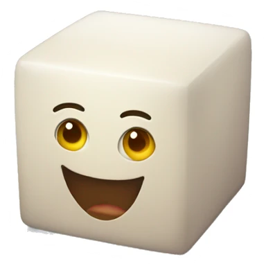 cube with face sticker