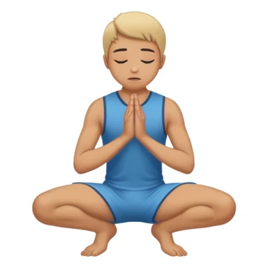 apple style emoji of a person kneeling on the ground with head and arms lowered, touching the floor, in a deep bowing pose, gesture of respect or apology sticker