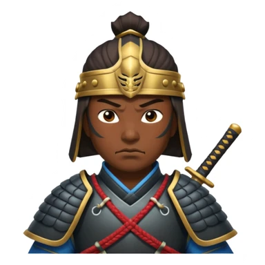 guerrero samurai sticker