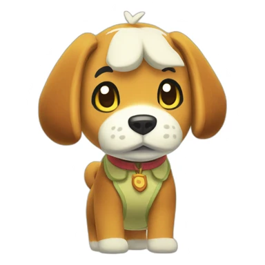 isabelle-animal crossing sticker