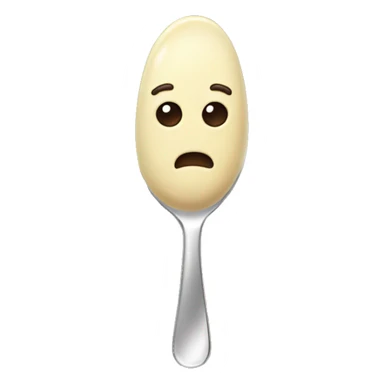 vanilla cute spoon sticker