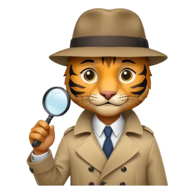 tiger Detective  sticker