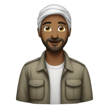 male make palestine caggole sticker