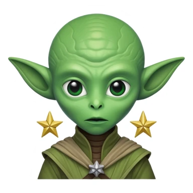 happle alien in star war sticker
