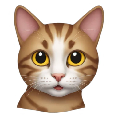 Cat halloween sticker