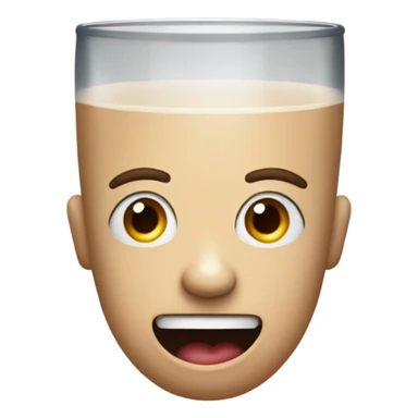 Shock face with glass sticker