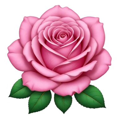 Pink rose sticker