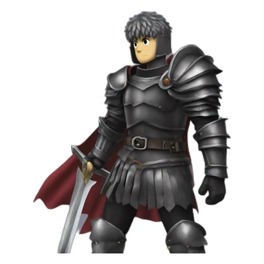berserk guts armor sticker