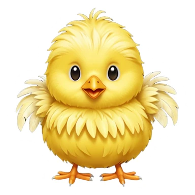 Pulcino saltellante formato ridotto sticker