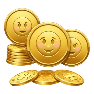 coins, chinese sticker