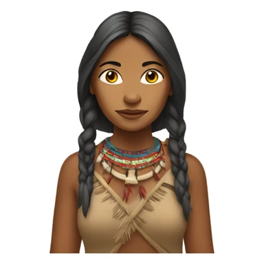 Indigenous woman sticker