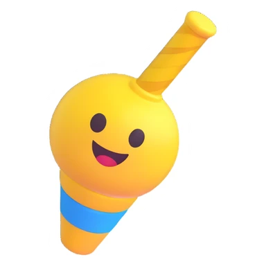 party popper emoji 3D style sticker