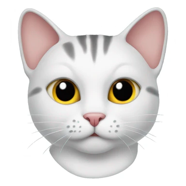 Cat with singlas desvelo  sticker