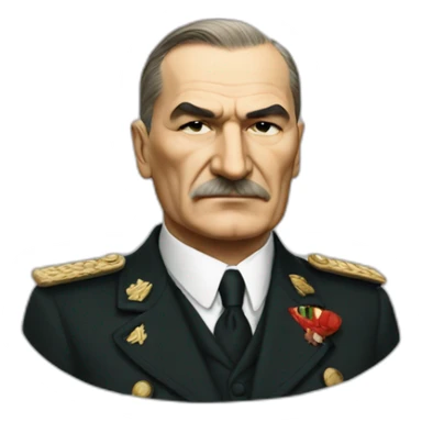 Atatürk at heart sticker