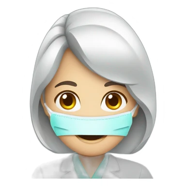 dentista mujer sticker