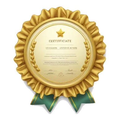 Award Certificate  sticker