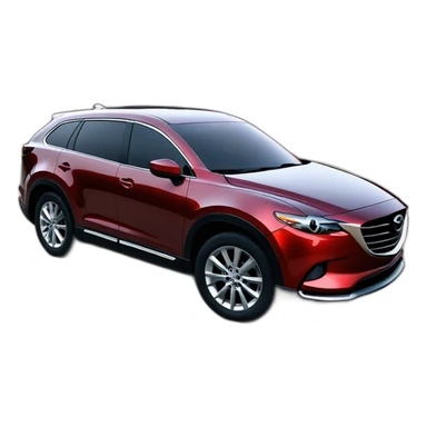 Mazda-CX9-2008-red sticker