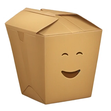 Chinese takeout box sticker