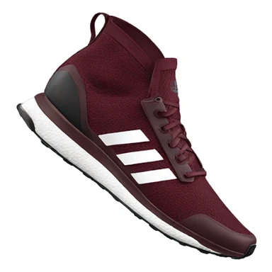 burgundy running\ adidas sticker