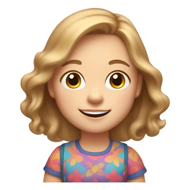 down syndrome girl sticker