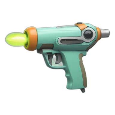 A portal gun from Rick and Morty sticker