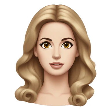 Lana del rey enojada  sticker