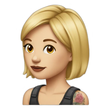 Ellie Williams tattoo sticker