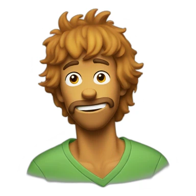 shaggy scooby doo sticker