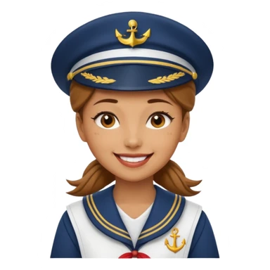 Female sailor sticker