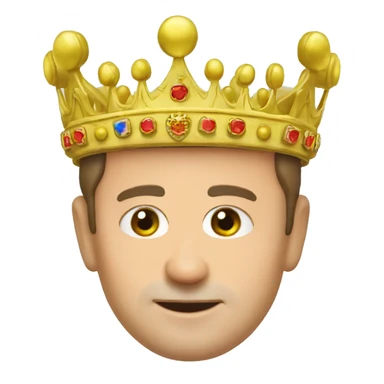 zelensky ukrain president in crown sticker