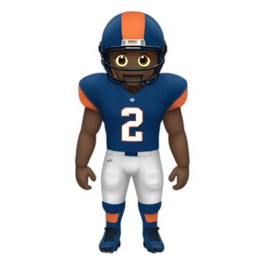 A football player sticker