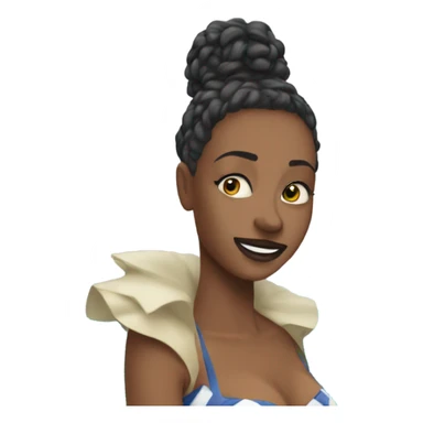 Glenda for wicked in a pool sticker