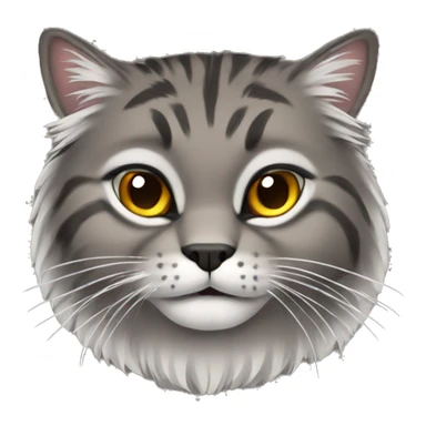 Brawn manul cat  sticker
