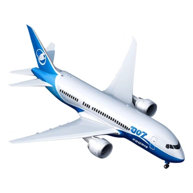 Boeing 787 Dreamliner - Boeing (Model Year: 2022) (Iconic colour: White with blue) sticker