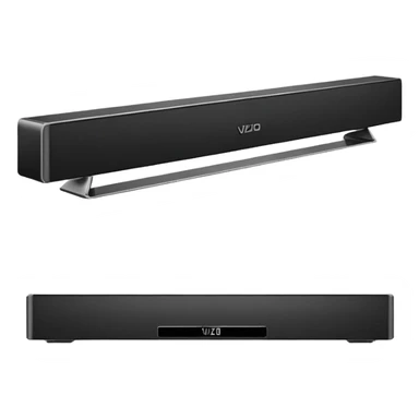 vizio sound bar no legs sticker