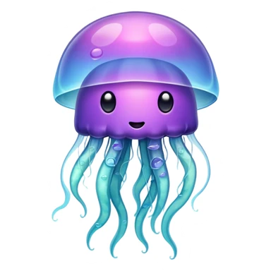 jellyfish with play button sticker