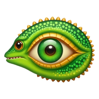 Œil du caméléon  sticker