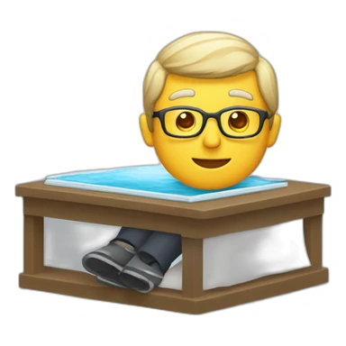 Professeur en vacances sticker