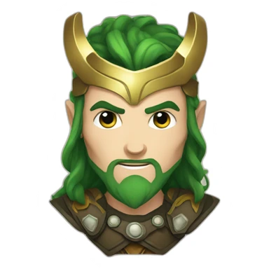 Loki norse mythology sticker